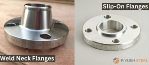 weld neck & slip on flanges
