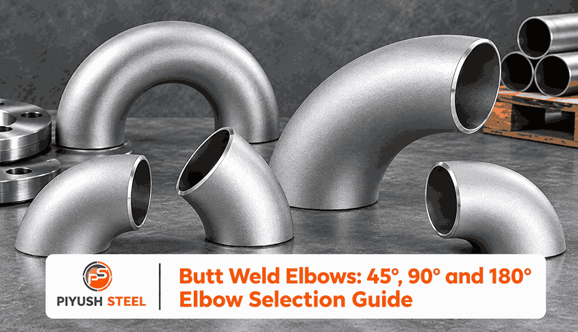Butt Weld Elbows for Industrial Piping